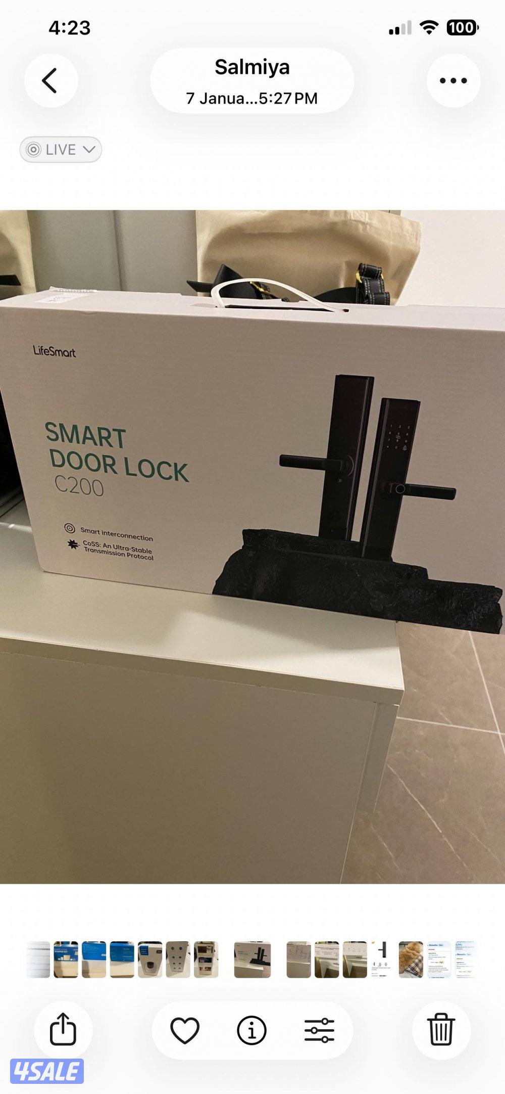 Smart door lock with smart home starter set and indoor camera0