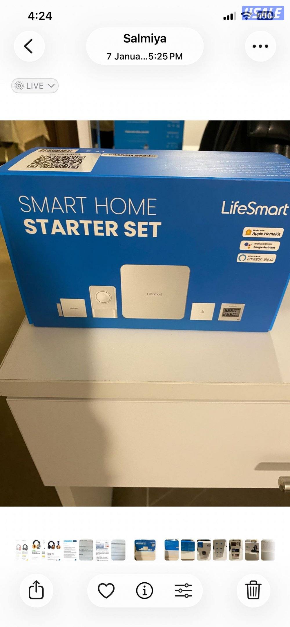 Smart door lock with smart home starter set and indoor camera1