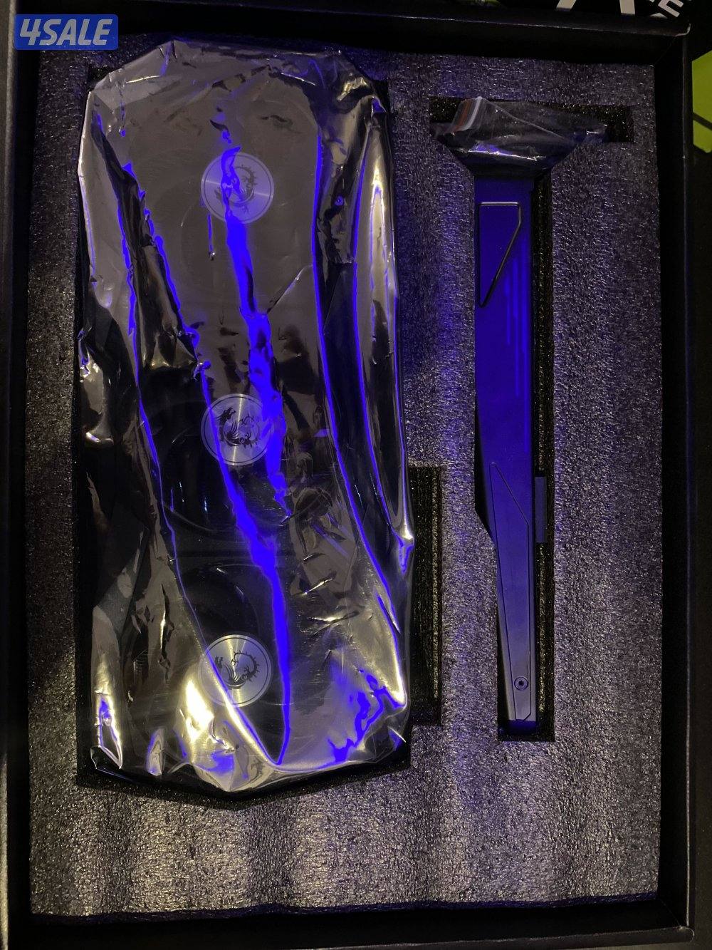 كرت شاشة 3070 مستعمل و نظيف مع كرتونه و كامل اغراضه0