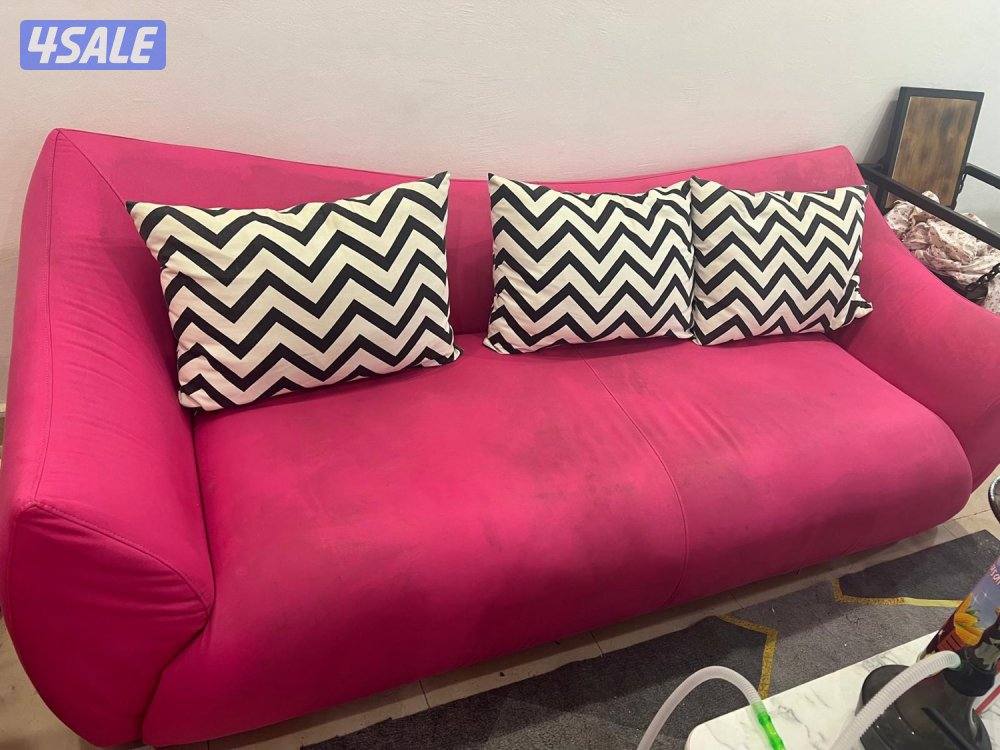 للبيع طقم كنب اثنين مفردوكنبه كبيره ثلاث مقاعد2