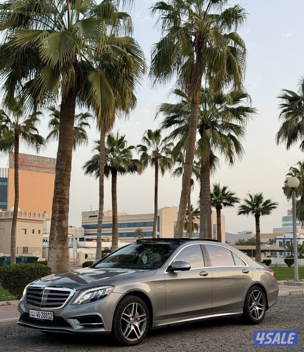 للبيع مرسيدس S550 موديل 2015 عداد 2300
