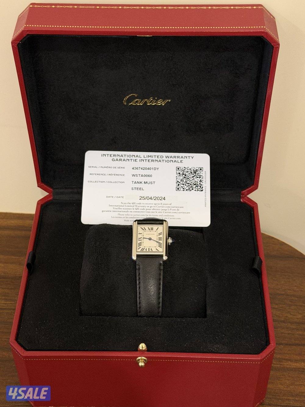 ساعة كارتير اصلية للبيع0