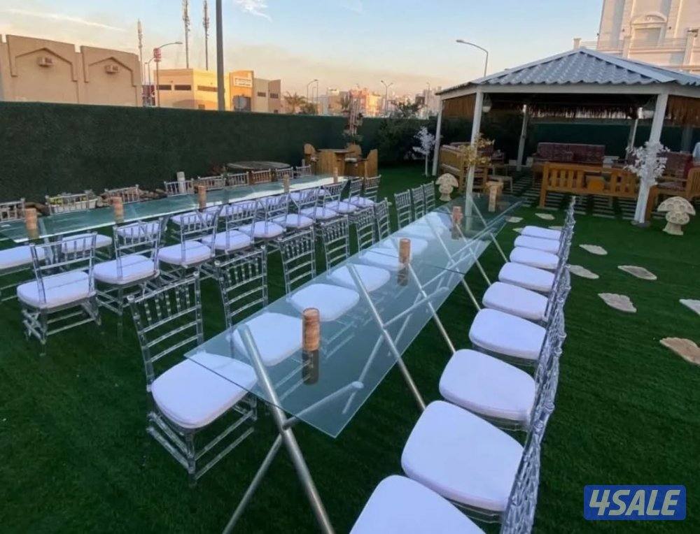تاجير كراسي وطولات افراح الكويت7