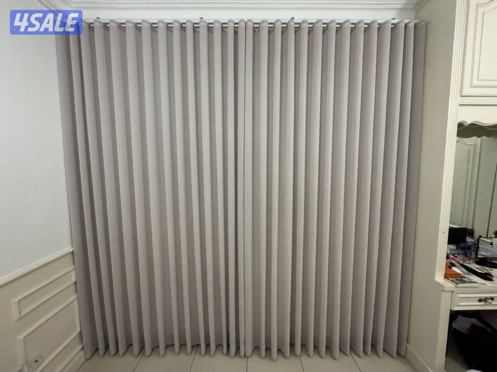 تفصال ستائر ويفز موديل كسرات على خامات النن سعر المتر8