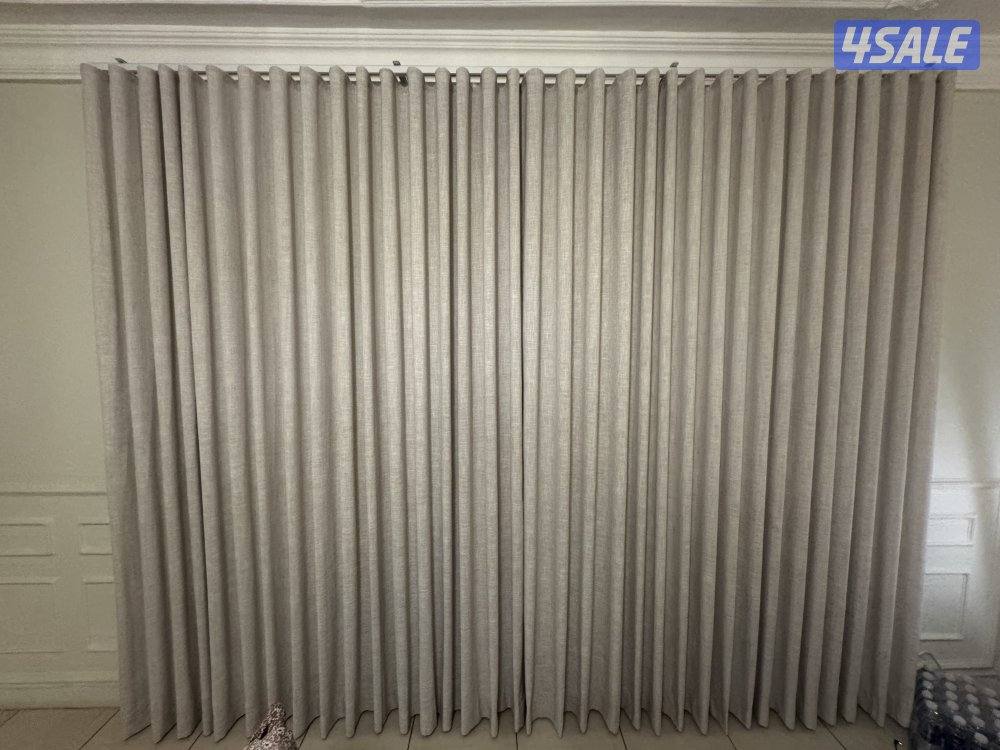 تفصال ستائر ويفز موديل كسرات على خامات النن سعر المتر10