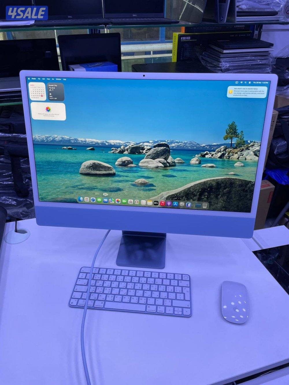 للبيع iMac M1 بحالة كالجديد1
