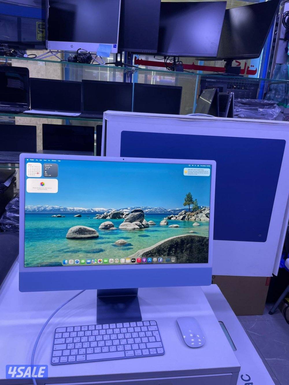 للبيع iMac M1 بحالة كالجديد2