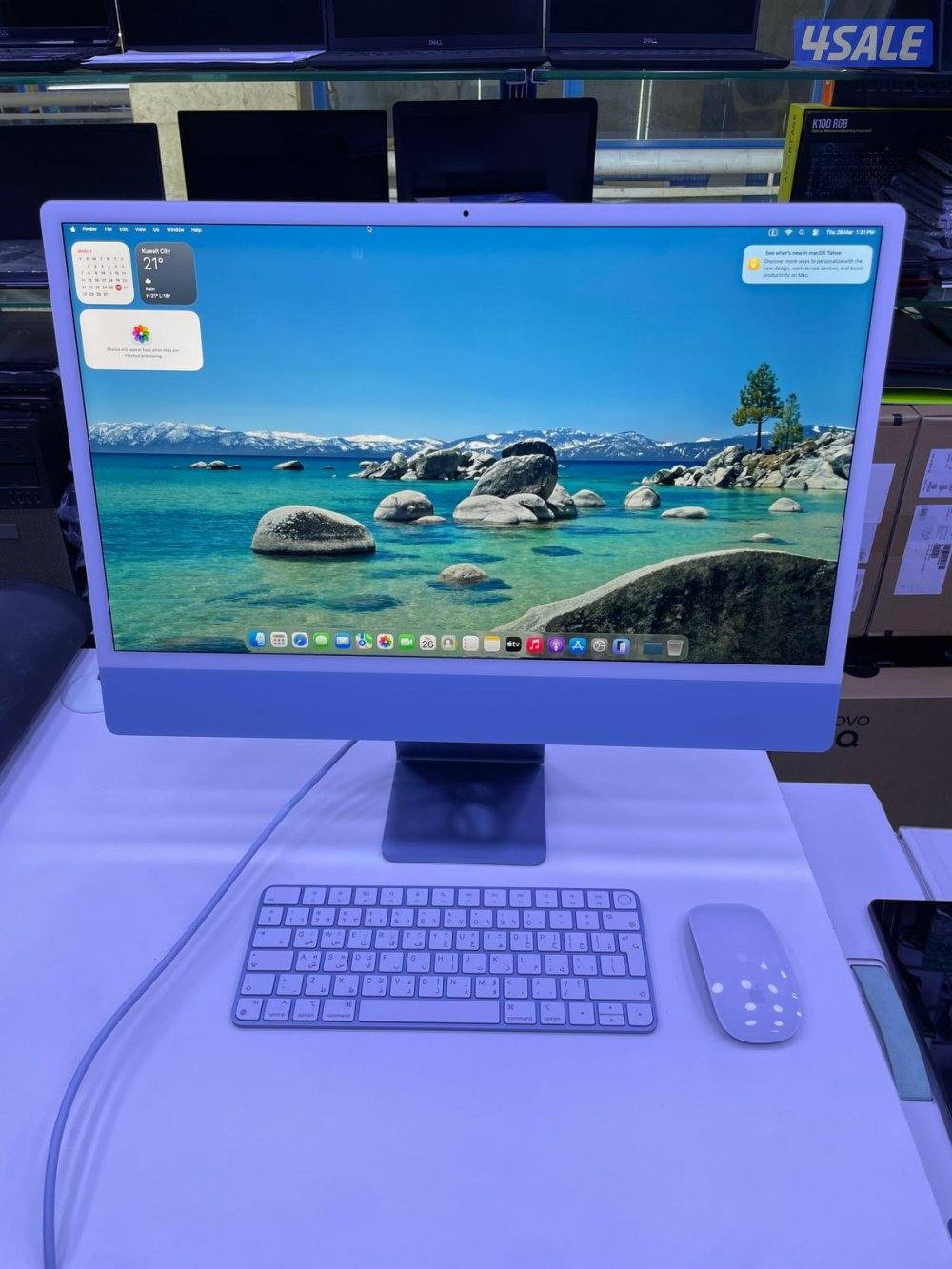 للبيع iMac M1 بحالة كالجديد6