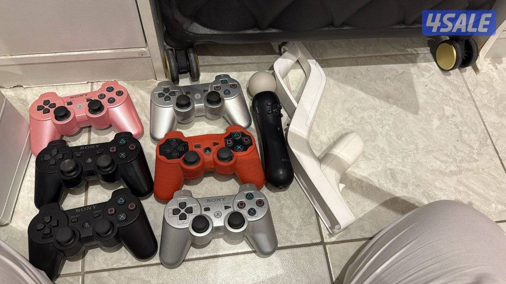 بيع جميع أجهزةps3-4-5جديدومستعمل مع اكسسواراتها وكروت ستور4