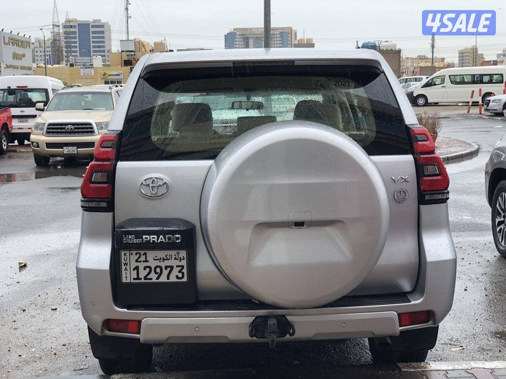 برادو VX ٢٠٢١ الساير عداد ٨١ ألف شرط الفحص صبغ وكاله3