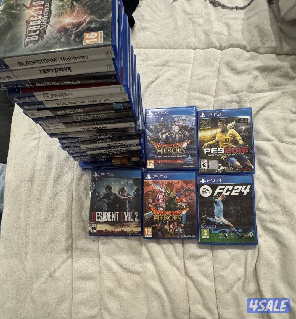 البيع سيديات بلايستيشن 4 و 5 المجموعة كاملة بالجملة1