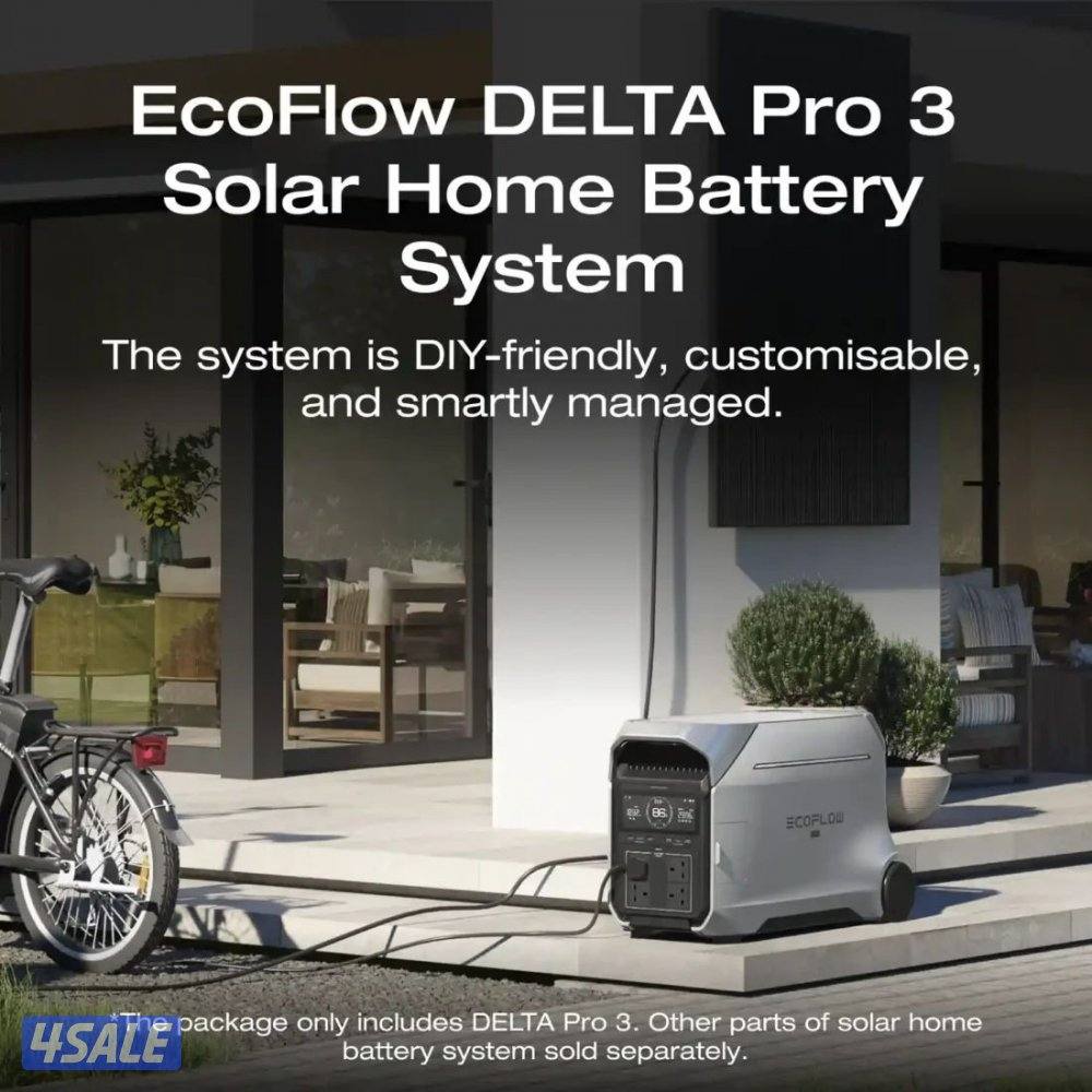 محطة الطاقة المتنقلة إيكو فلو EcoFlow DELTA Pro 3 تشحن بالطاقة الشمسية6