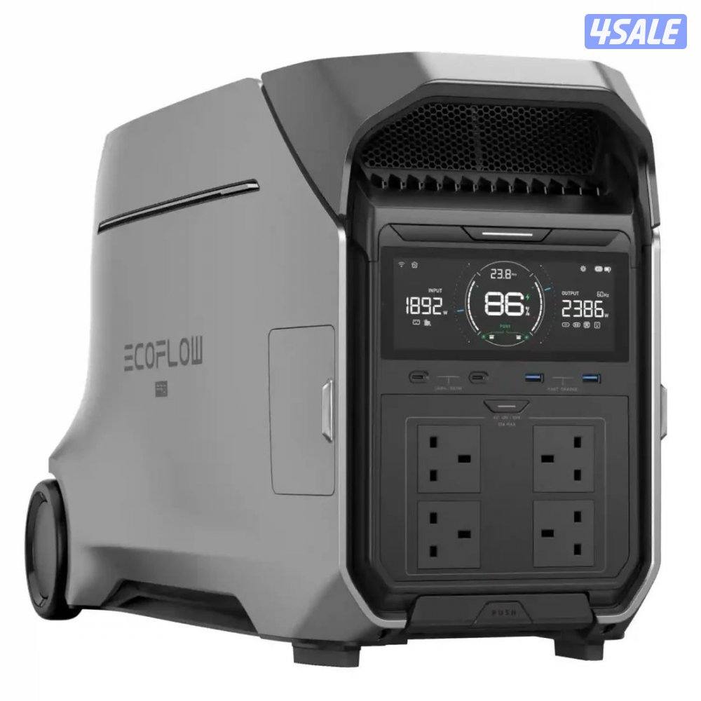 محطة الطاقة المتنقلة إيكو فلو EcoFlow DELTA Pro 3 تشحن بالطاقة الشمسية0