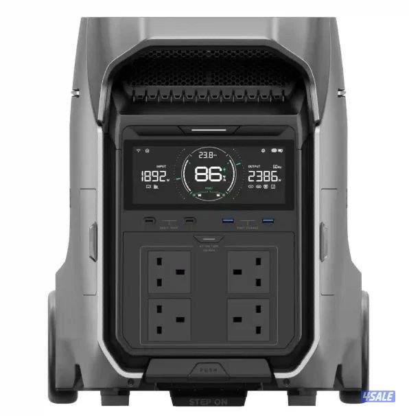 محطة الطاقة المتنقلة إيكو فلو EcoFlow DELTA Pro 3 تشحن بالطاقة الشمسية2