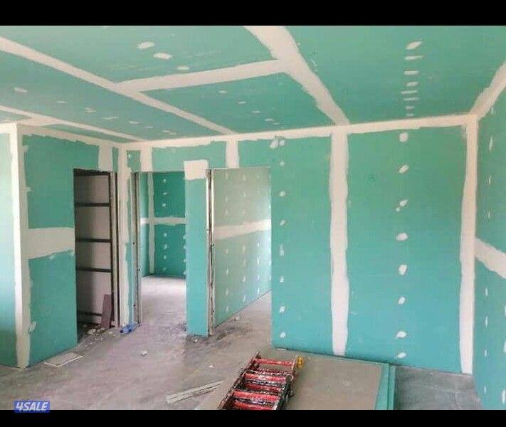 ديكور جبس بورد اسقف قواطع بارتيشن جبس بورد اسمنت بورد بديل خشب بديل رخ0