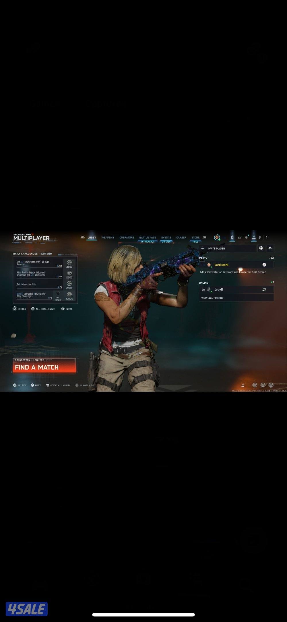 حساب بلاك اوبس 7 للبيع2