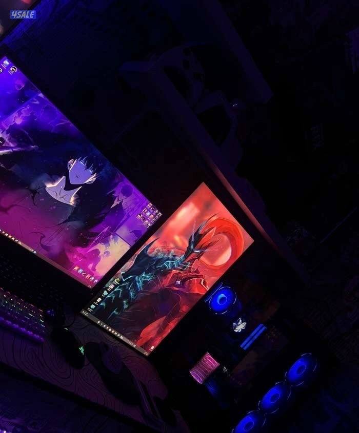 سيت اب كامل  RTX 3080 12GB + كل كراتين القطع وياه و عليه كفاله البي سي2