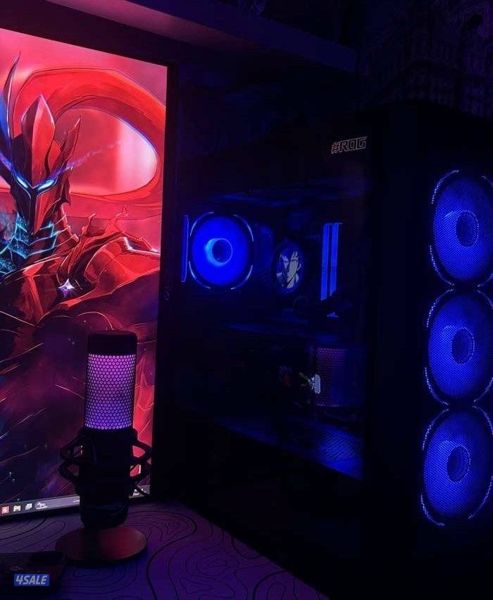 سيت اب كامل  RTX 3080 12GB + كل كراتين القطع وياه و عليه كفاله البي سي3