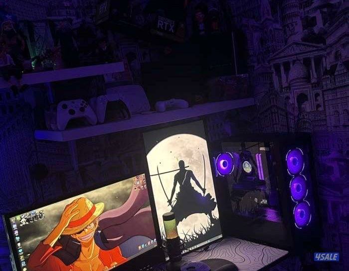 سيت اب كامل  RTX 3080 12GB + كل كراتين القطع وياه و عليه كفاله البي سي4