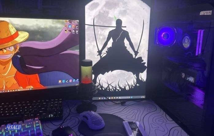 سيت اب كامل  RTX 3080 12GB + كل كراتين القطع وياه و عليه كفاله البي سي8