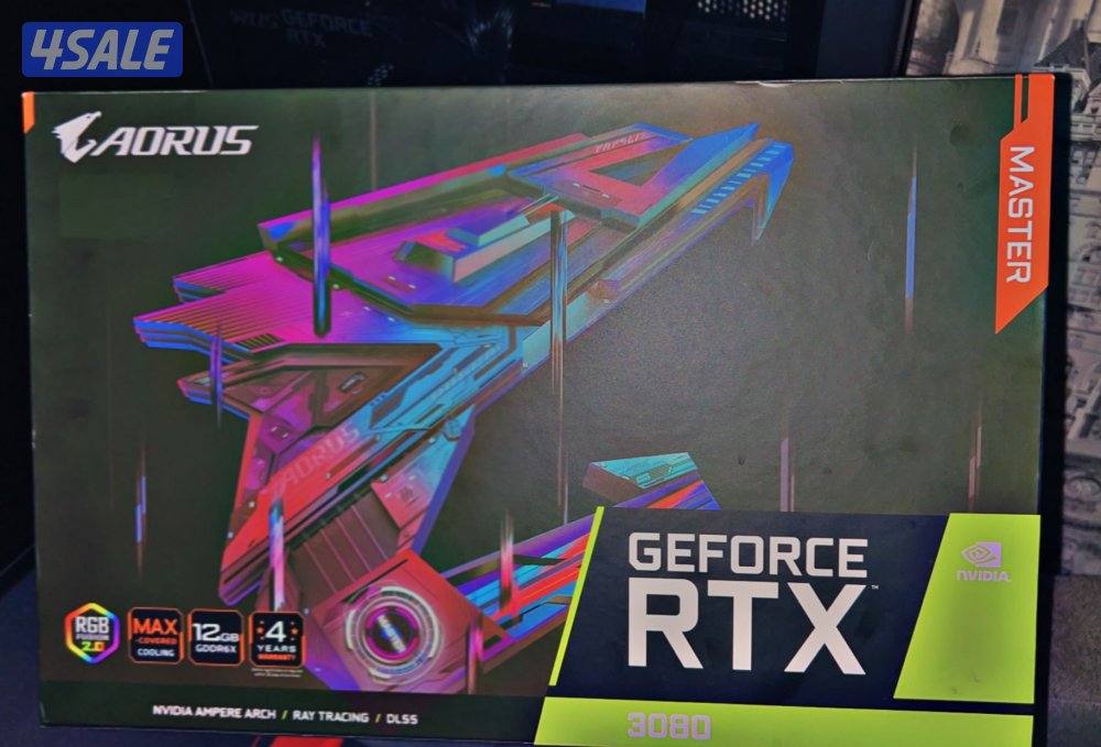 سيت اب كامل  RTX 3080 12GB + كل كراتين القطع وياه و عليه كفاله البي سي10