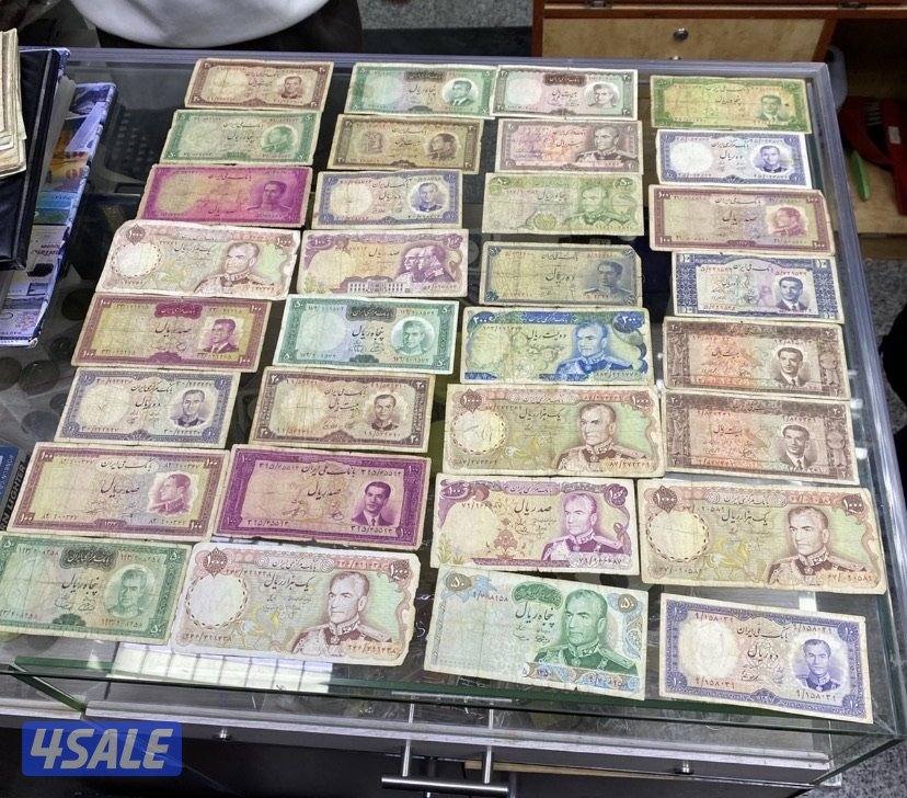 للبيع عملات قديمه ملكيه ايرانيه بعهد الشاه محمد رضا بهلوي0