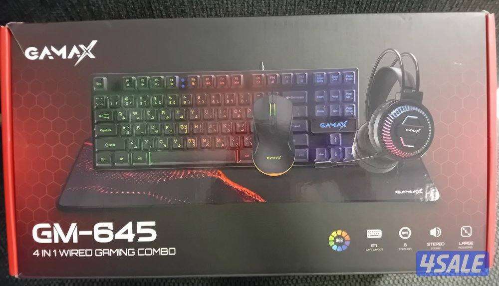 gaming bundle GM-645 keyboard,mouse,mouse pad,headset0