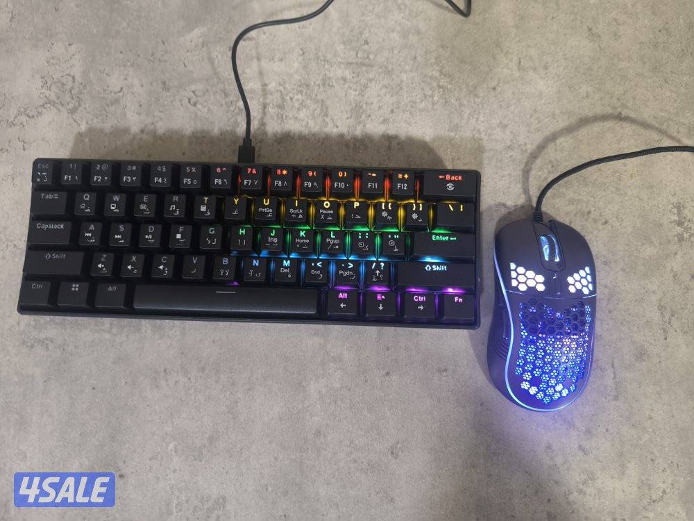 ماوسين + كيبوردين + سماعة ب 102