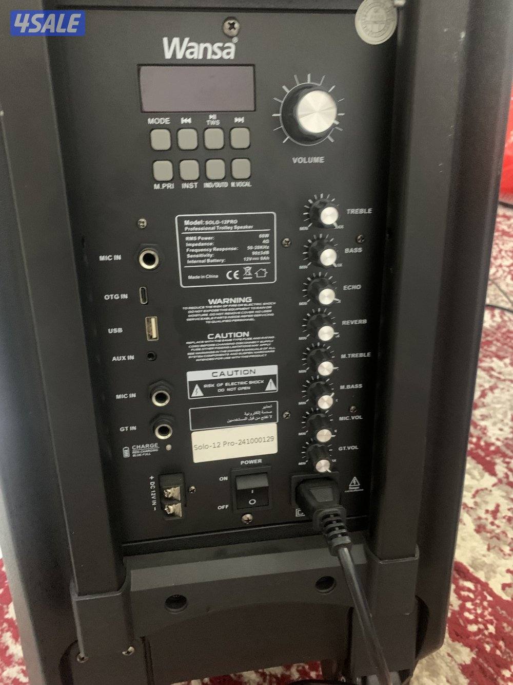 للبيع سماعة ترولي solo pro 12 ونسا سعرها بالغانم 45 دينار1