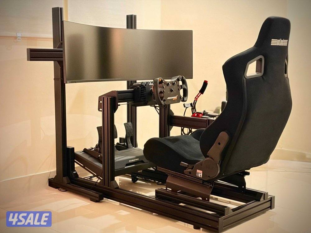 High-End Sim Racing Setup (SimLab GT1-EVO + CSL DD 8Nm + Odyssey G9)0