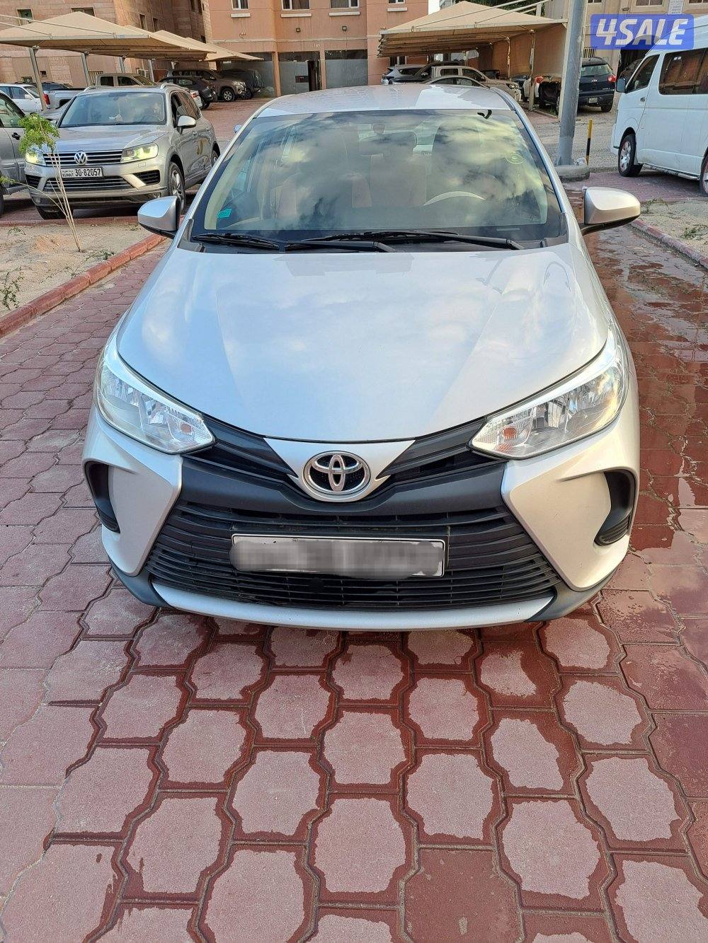 للبيع تويوتا يارس موديل ٢٠٢١ بحالة جيدة جدا عداد ٥٥ ألف سيرفيس وكالة0