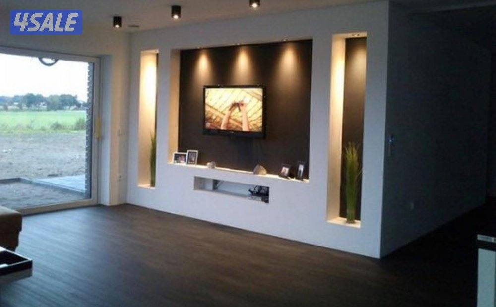 توريد تركيب جميع أعمال جبس وسمنت بورد طوفه اسقف ٦٠×٦٠ ابواب خشب كرديون4