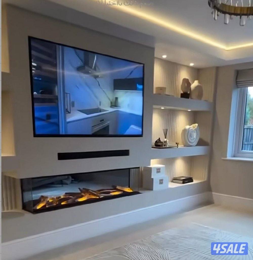 توريد تركيب جميع أعمال جبس وسمنت بورد طوفه اسقف ٦٠×٦٠ ابواب خشب كرديون6