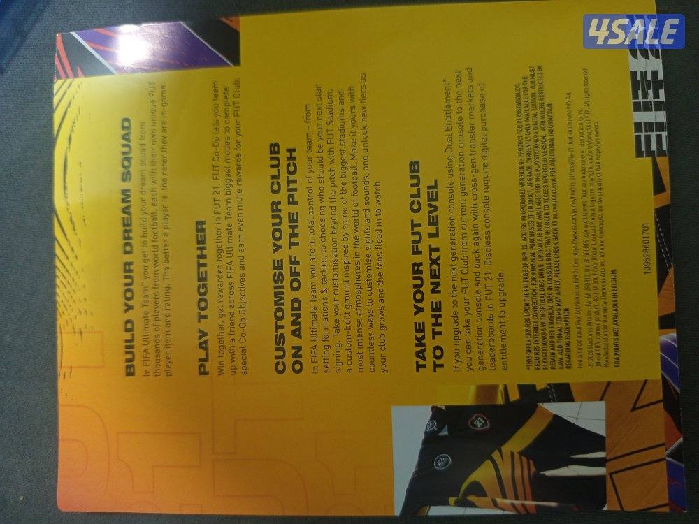 للبيع فيفا 21 (FIFA 21) PS4 مستعمل بحالة الوكالة - شغال 100%8