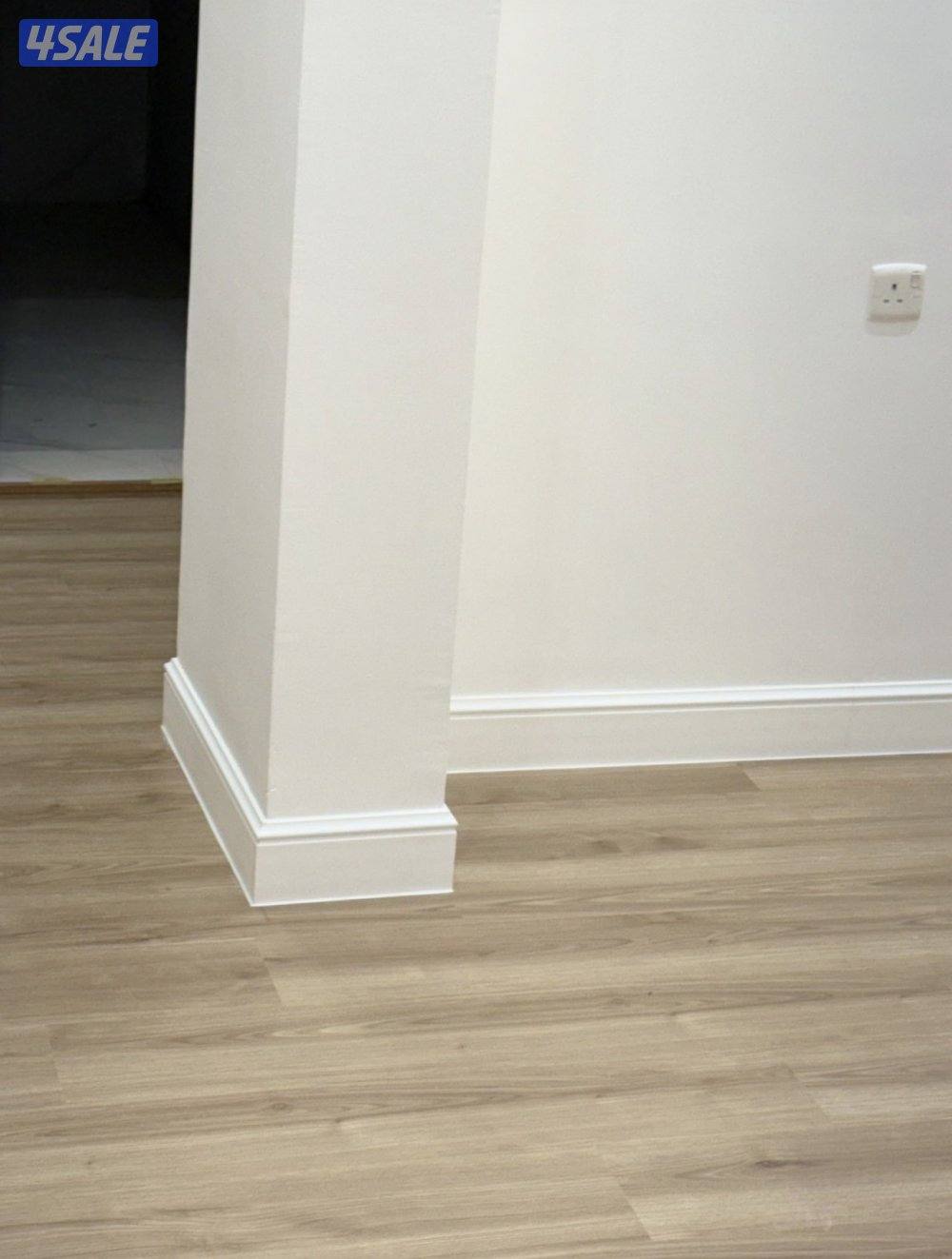 Wood parquet plastic vinyl flooring wallpaper skating wall panel decor15