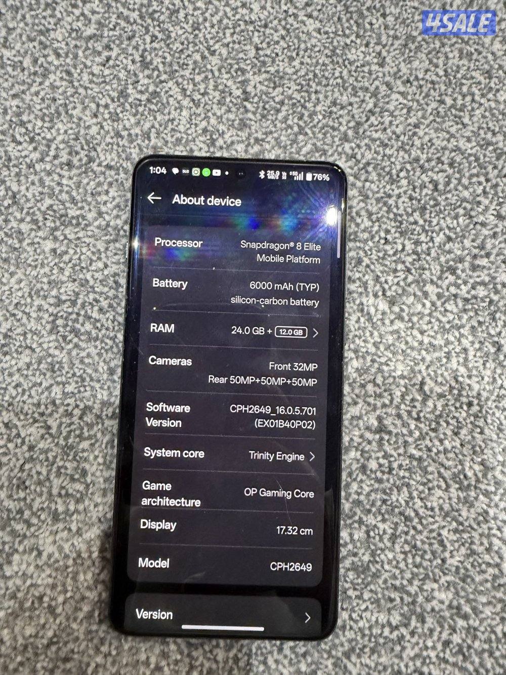One plus 13 5G dual sim 24GB+1TB storage2