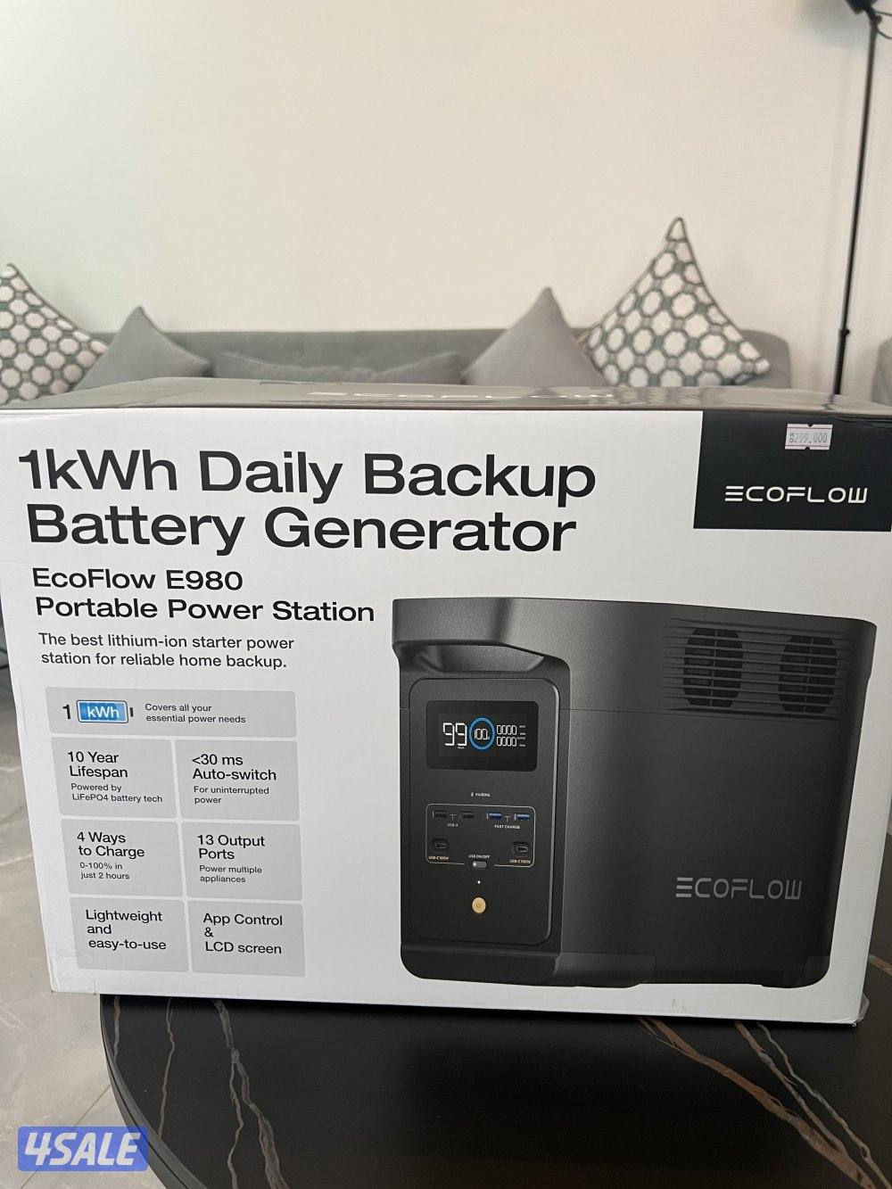 ECOFLOW POWER stationمولد جديد بالكرتون0