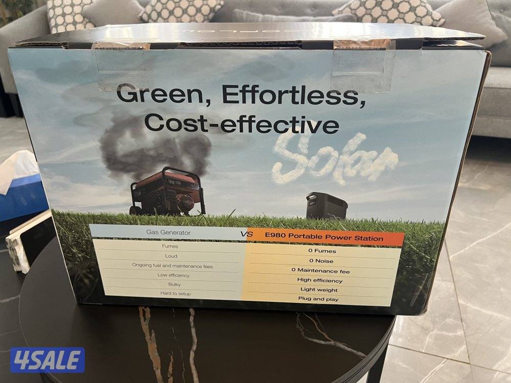 ECOFLOW POWER stationمولد جديد بالكرتون1