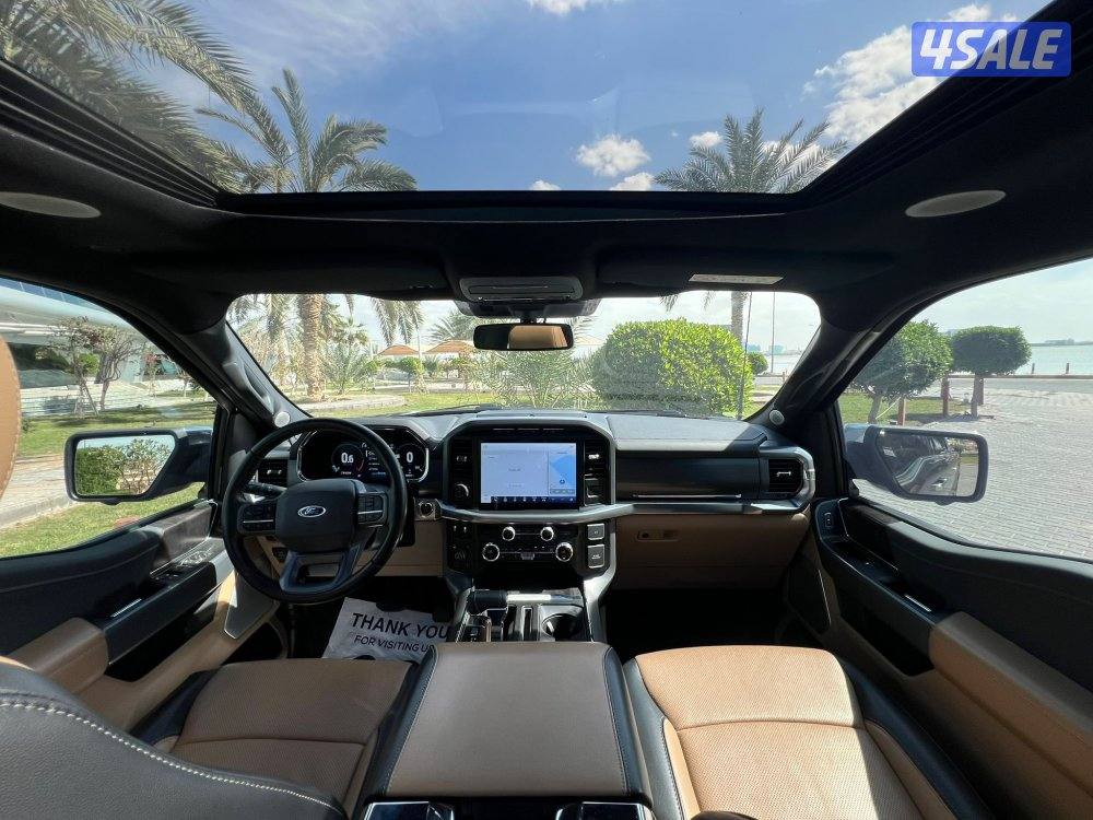 للبيع وانيت فورد لاريت F150  موديل 2021 عداد 72 صبغ وكاله تحت الكفالة4