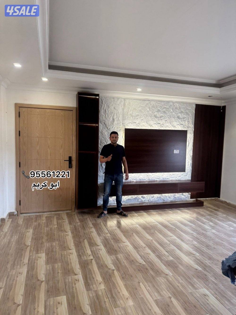 ديكورات وأصباغ الكويت 🇰🇼 صالات استقبال/ كنسول /تفصيل غرف نوم / وجار3