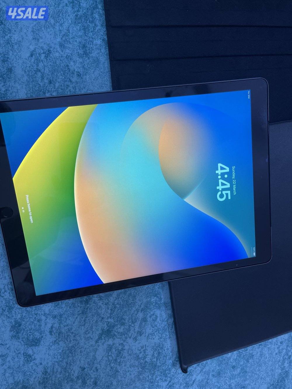 ايباد ابل برو12.9 انش 128 قيقا شريحة نظيف مو مفتوح2
