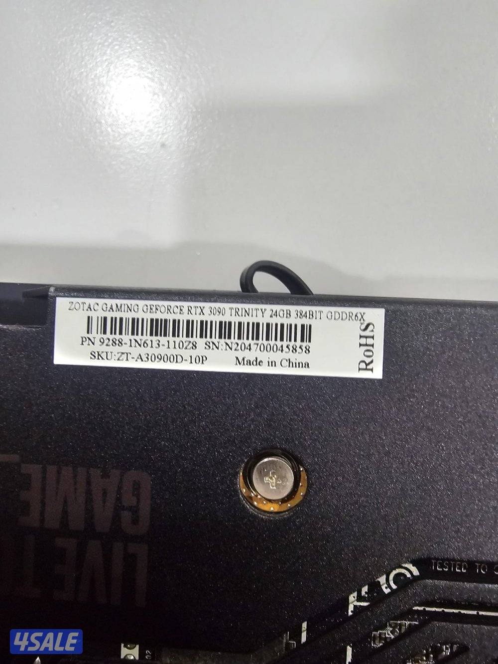 Zotac Geforce RTX 3090 Trinity 24GB GDDR6X2