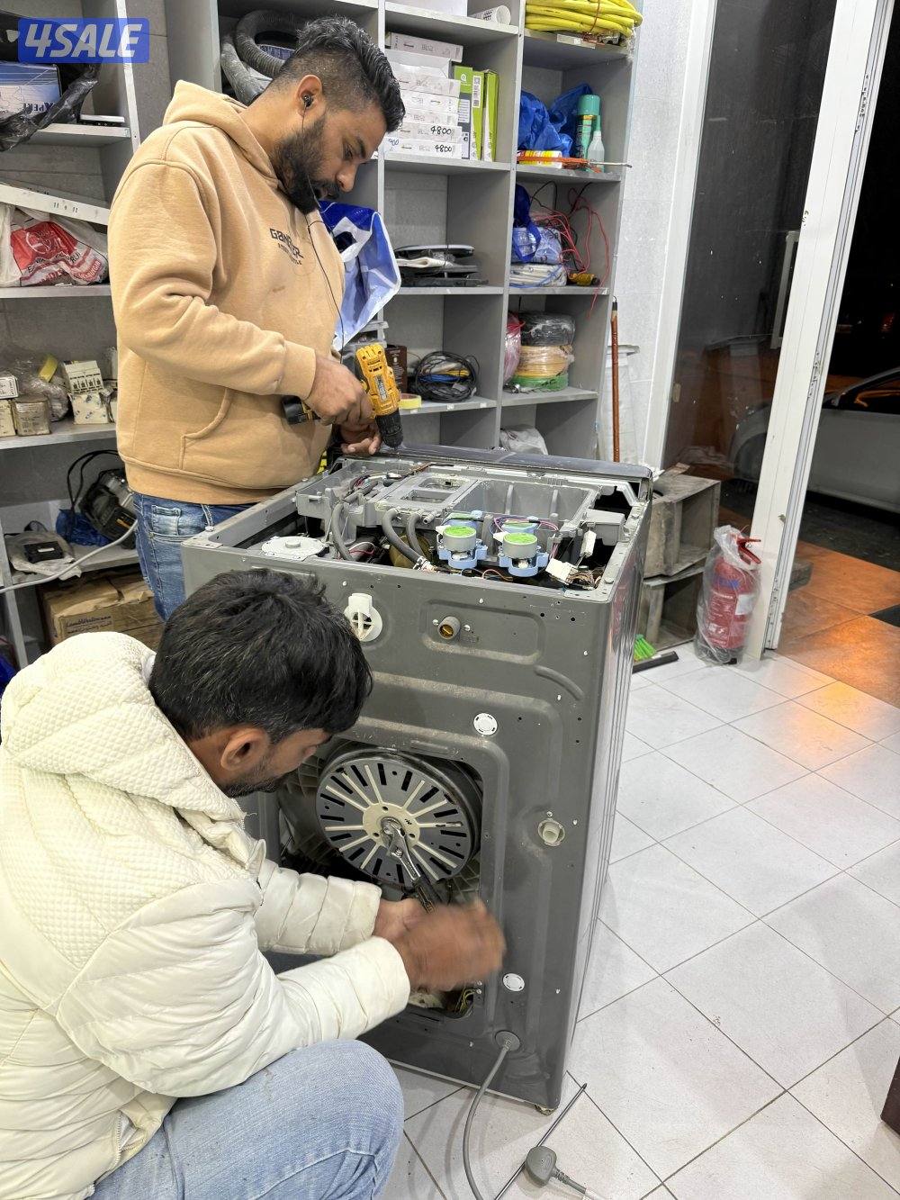 تصليح غسالات اتوماتيك صيانة  غسالة و نشافة  فني3