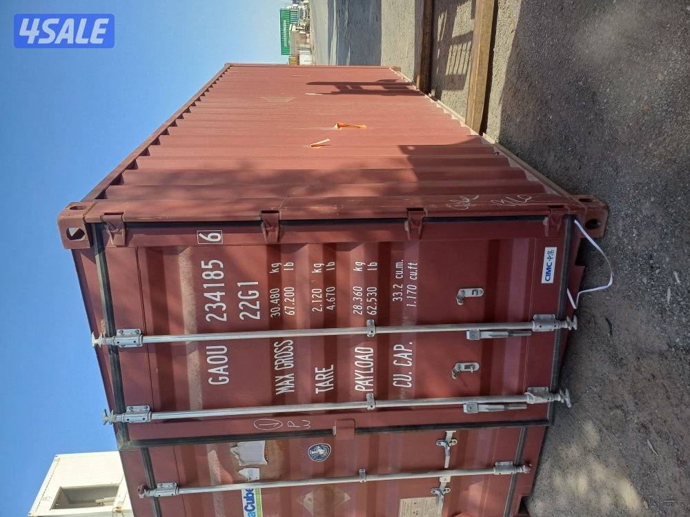 يوجد جميع انواع الحاويات للشحن والتخزين وجميع الاغراض 20 قدم 40 قدم سق8