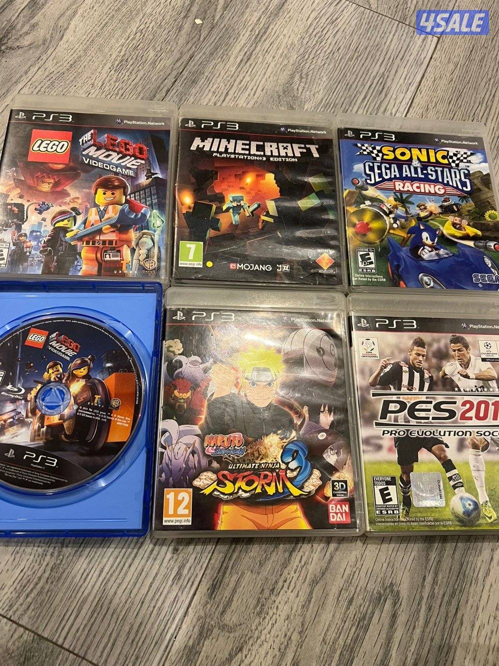 للبيع سيديات بليستيشن 4 و 3 واكس بوكس 13