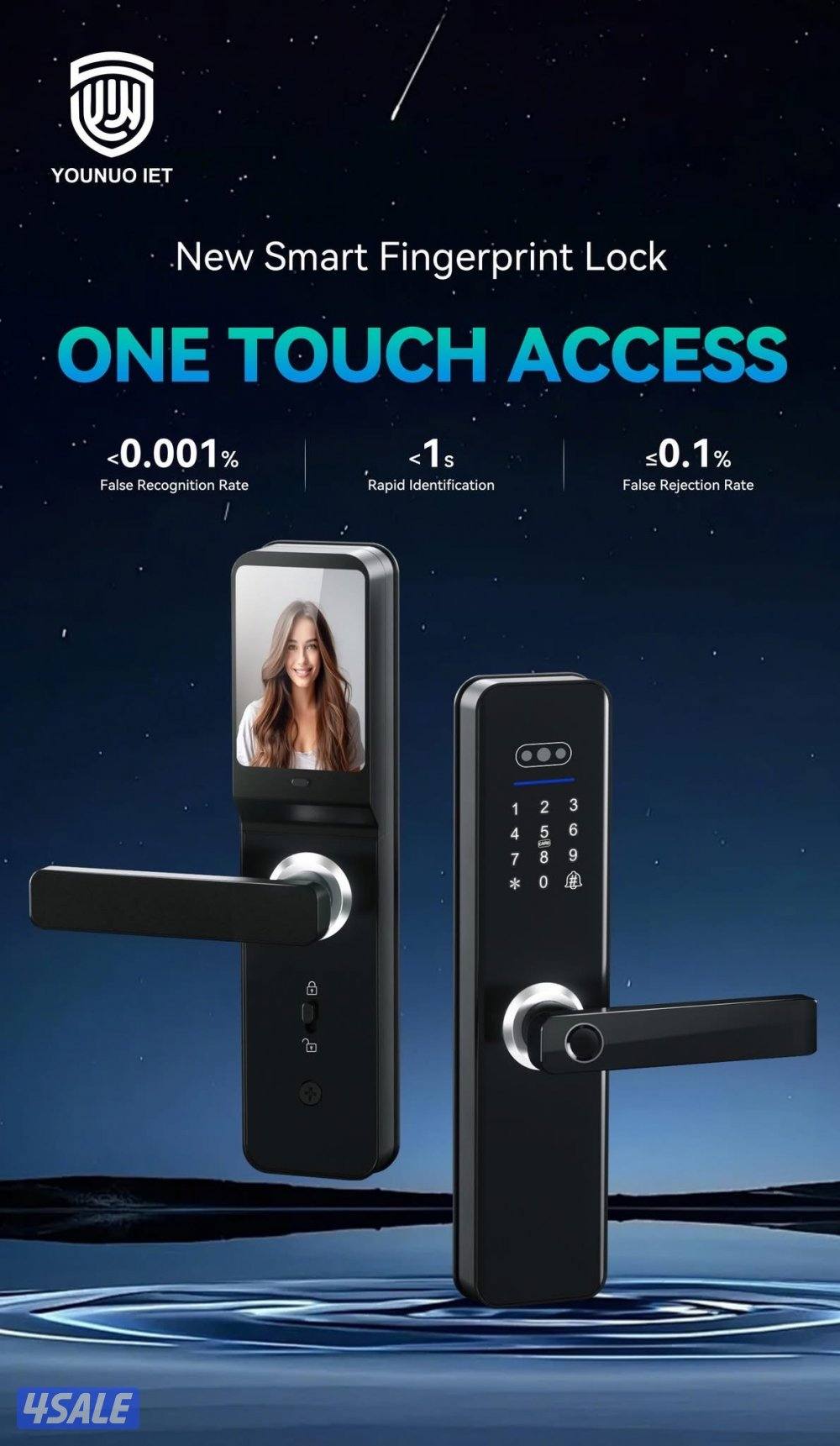 Smart lock for Wooden, Aluminium, Metal Gates, available6