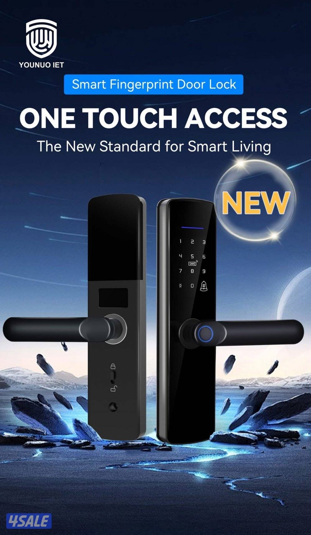 Smart lock for Wooden, Aluminium, Metal Gates, available7