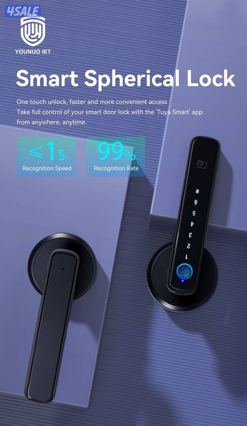 Smart lock for Wooden, Aluminium, Metal Gates, available11