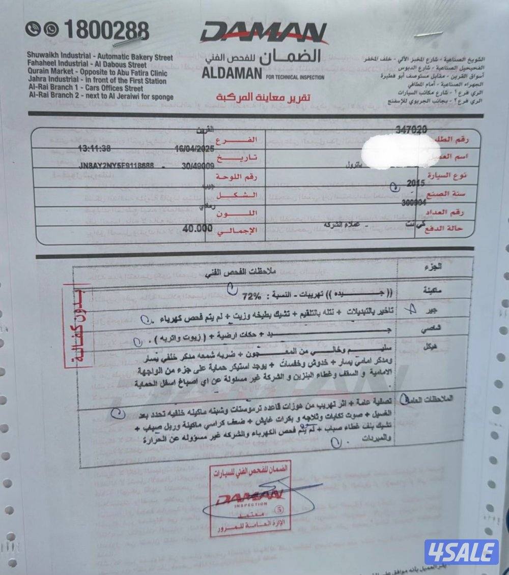 للبيع باترول بلاتينيوم 201514