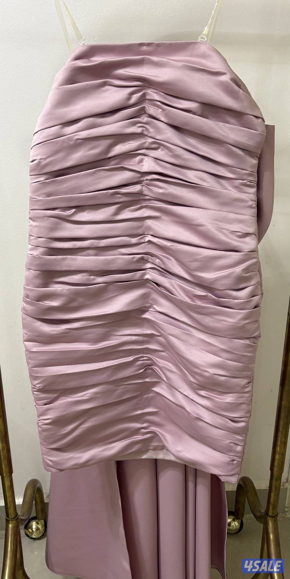 فستان وردي (جديد)(ولا لبسه)1